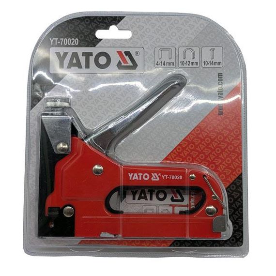 Степлер з регулятором сили YATO YT-70020 для скоб прямих, напівкруглих та цвяхів | Зображення 3