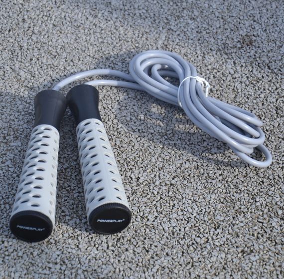 Скакалка PowerPlay 4206 Jump Rope PRO+ Сіро-чорна (2,75m.) | Зображення 8