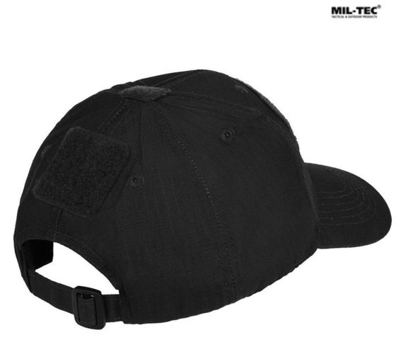 Бейсболка тактична MIL-TEC Tactical Baseball Cap Чорна | Зображення 7