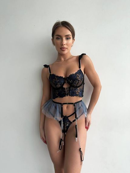 Женский комплект нижнего белья 2319/1 Синий XL | Зображення 2