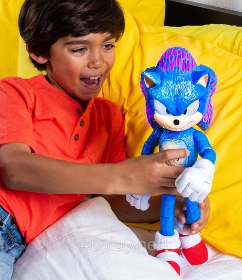 Интерактивная фигурка Jakks Pacific Sonic The Hedgehog 3: Говорящий Соник (30 см) | Зображення 2