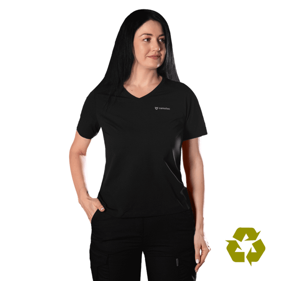 Футболка Pani Totem Logo V-neck Чорна (8284), S