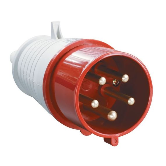 Вилка 025 переносная 3Р+PЕ+N 32А 380В IP44 Ny95500437