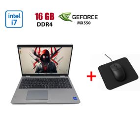 Игровой ультрабук Dell Latitude 5530 / 15.6" (1920x1080) IPS / Intel Core i7-1265U (10 (12) ядер по 3.6 - 4.8 GHz) / 16 GB DDR4 / 512 GB SSD / nVidia GeForce MX550, 2 GB GDDR6, 64-bit / WebCam б/у + Подарок Мышка и коврик