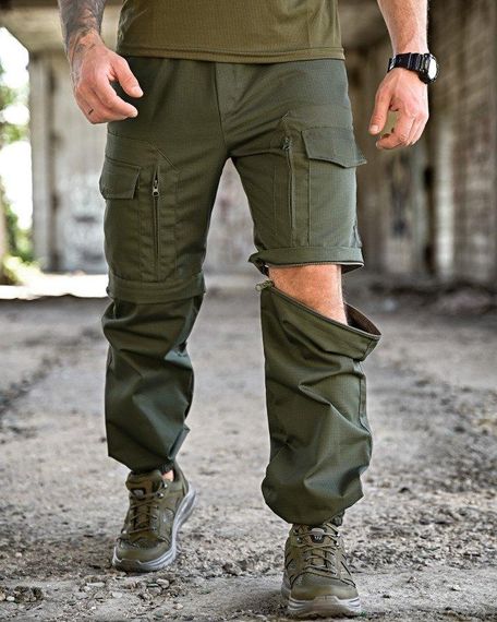 Тактичні штани шорти джогери MINISTERIUM олива ПП7807 | Зображення 6