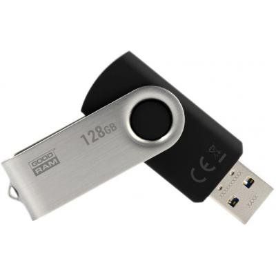 USB флеш накопичувач Goodram 128GB UTS3 Twister Black USB 3.0 (UTS3-1280K0R11) | Зображення 1