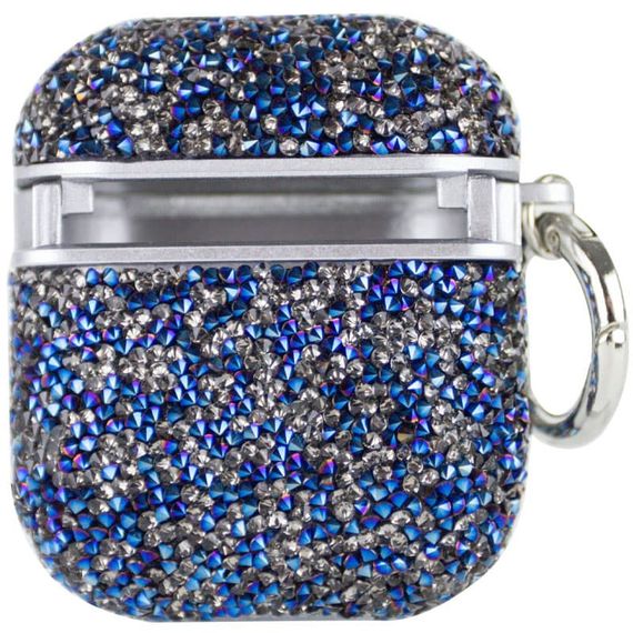 TPU чехол Bling World Rock Diamond для наушников AirPods 1/2 Синий | Зображення 1
