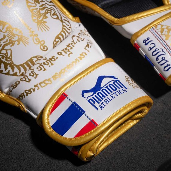 Рукавиці для ММА Phantom Muay Thai White Gold S/M (капа в подарунок) | Зображення 6