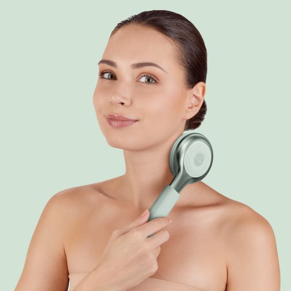 Ультразвукова щітка для всього тіла GESKE Sonic Full-Body Brush&Intensive Exfoliator 8в1 starlight, Зелений | Зображення 3