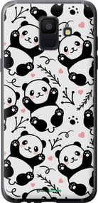 Чохол на Samsung Galaxy A6 2018 Панди "4318t-1480-2448"