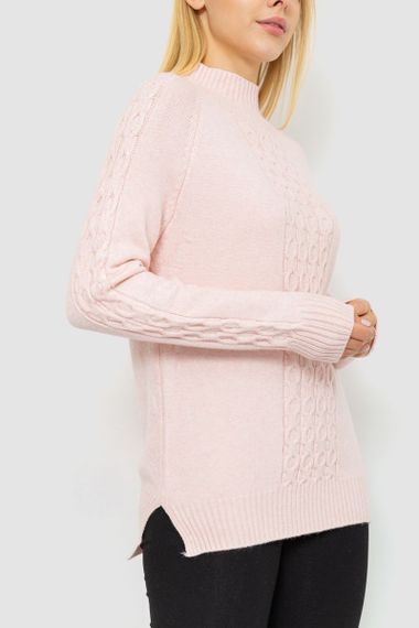Светр жіночий, колір світло-рожевий, 221R20PCS7 | Зображення 2