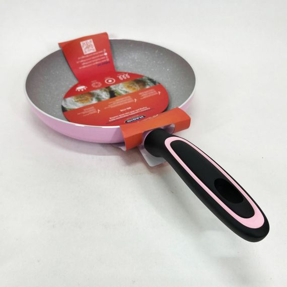 Сковорода Magio MG-1176 з мармуровим антипригарним покриттям 22 см, якісна сковорода | Зображення 5