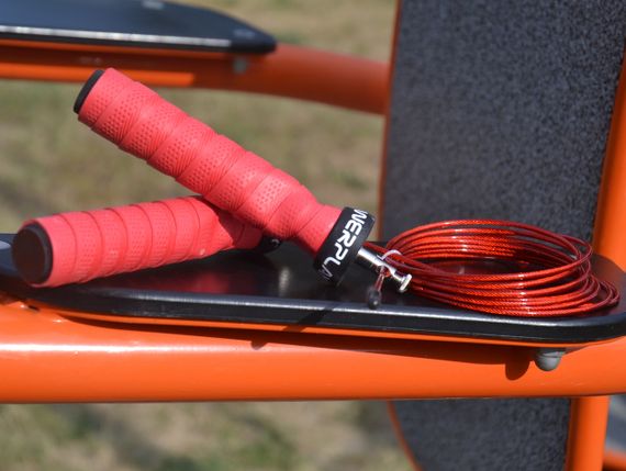 Скакалка швидкісна на підшипниках PowerPlay 4208 Fitness Jump Rope Червона (3m.) | Зображення 7