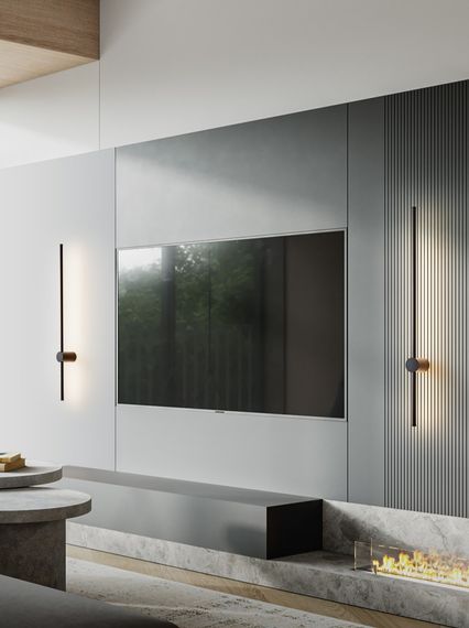 Бра LED 27548 Чорний 10х6х80 см. | Зображення 3