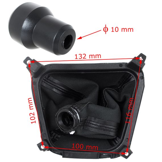 Hyundai Tucson I (JM) (04-10) ручка КПП перемикання передач 5 ступка + чохол, Хюндай Туксон 1 | Зображення 1