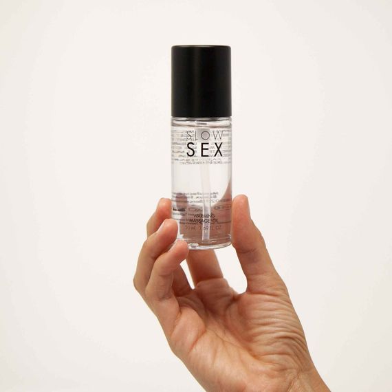 Розігрівальна їстівна масажна олія Bijoux Indiscrets Slow Sex Warming massage oil | Зображення 2