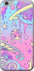 Чехол на iPhone 6s Розовая галактика "4146u-90-17620"