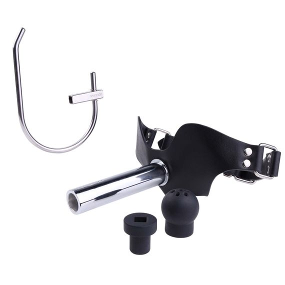 Набор для доминирования LOCKINK SEVANDA Objectification Bathroom Set, маска и 4 насадки | Зображення 6