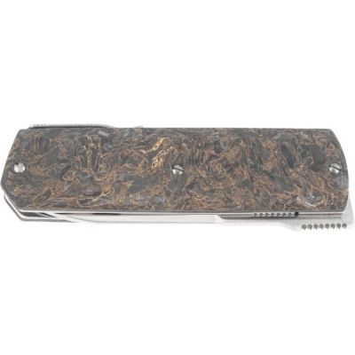 Нож Maserin Silver, Elmax, fat carbon, чорно-золотистий (410/G) | Зображення 5