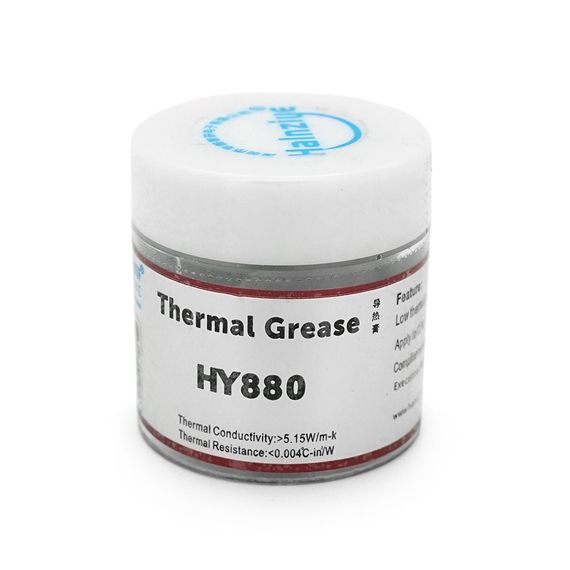 Паста термопроводящая HY-880 10g, банка, > 5.15W/m-K, <0.004° C-in2/W