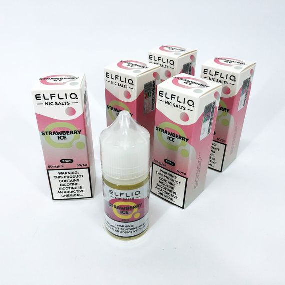 Рідина ELFLIQ 30мл 5%. Полуниця (Strawberry Ice) | Зображення 5