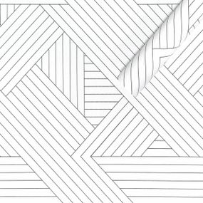 Самоклеюча плівка біла з орнаментом 0,45х10м SW-00001223