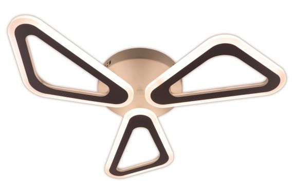 Люстра світлодіодна стельова LED світильник для квартири на стелю лед з пультом 25637 Білий 8х57х57 см. | Зображення 1