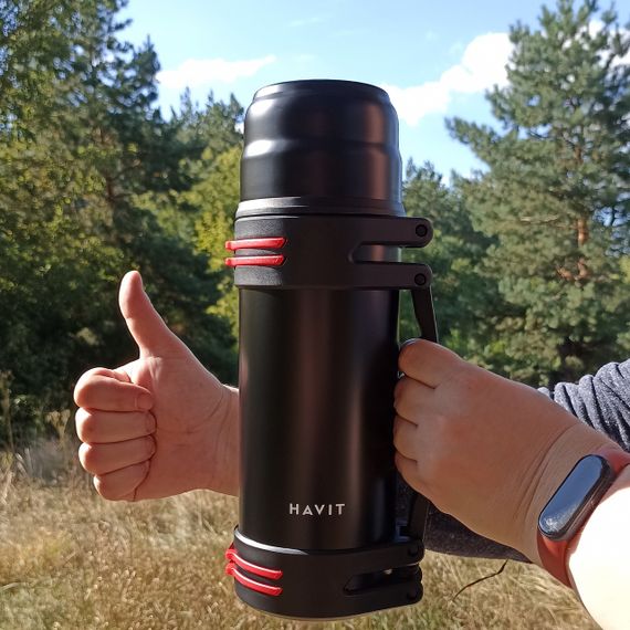 Термос HAVIT HV-TM005 1200мл Black | Зображення 1