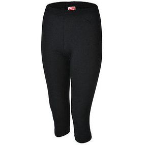 Штани спортивні жіночі Puma 3/4 LEGGINS 827550 01 (чорні, для тренувань, фітнес, бавовна, бренд пума)