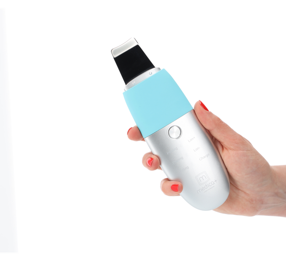 Набор:Ультразвуковой скрабер для лица Medica+ Vibroskin 8.0 + Инструменты для чистки лица (EasyClean) | Зображення 3