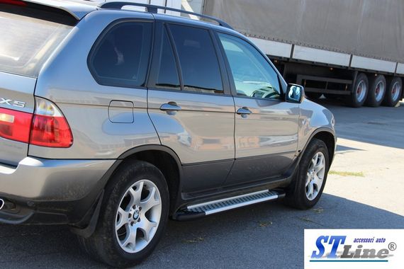Задняя защита Special (нерж) для BMW X5 E-53 1999-2006 гг | Зображення 5