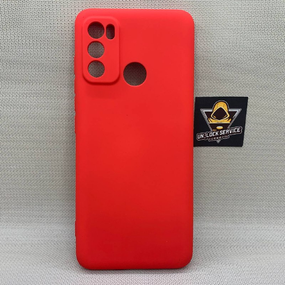 Motorola G60 SoftTouch Silicone Протиударний чохол софт тач Червоний