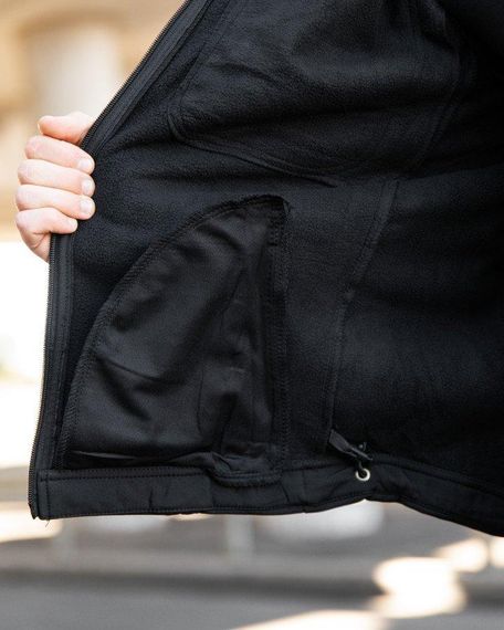 Міська тактична куртка MAXIMUS софтшел black ПП7980 | Зображення 7