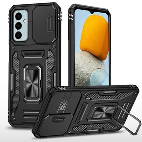 Ударопрочный чехол Camshield Army Ring для Samsung Galaxy A14 4G/5G Черный / Black