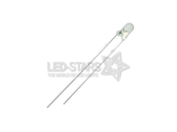 Світлодіод жовтий 3 мм. FYL-3014 UYC / N 590nm, 4500mcd (круглий, прозорий), 30 ° FORYARD | Зображення 1