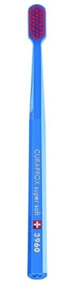 Зубна щітка Curaprox CS 3960 "Super Soft", d 0,12 мм. Синій з червоним (BR)