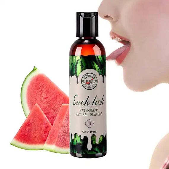 Інтимна змазка Suck Lick з ароматом та смаком кавуна 120 ml | Зображення 2