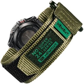 Ремешок для часов Hemsut HS121 Super Strong Nylon Garmin Green 22mm