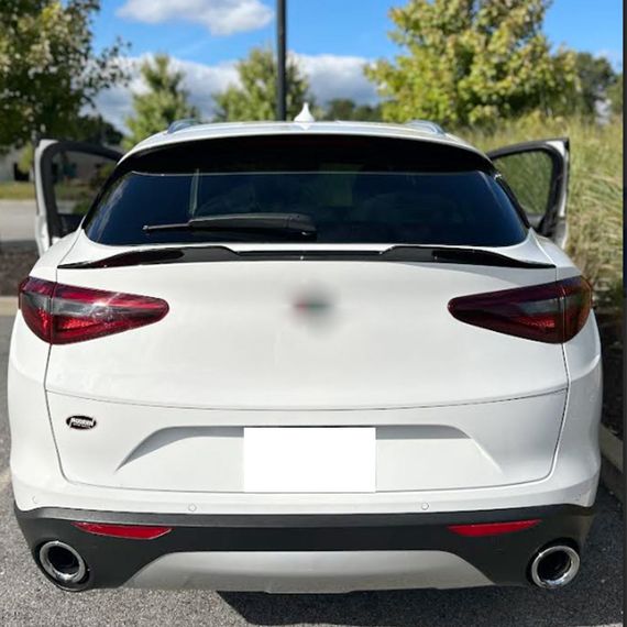 Нижний спойлер V2 (2017-2023, Сухой карбон) для Alfa Romeo Stelvio 2016- гг | Зображення 8