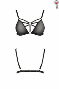 Бюстгальтер-стрепи Passion Exclusive MEGGY BRA L/XL, black Sex Aura