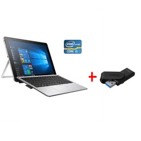 Нетбук-трансформер Б-клас HP Elite x2 1012 G2 / 12.3" (2736x1824) IPS Touch / Intel Core i5-7300U (2 (4) ядер по 2.6 - 3.5 GHz) / 8 GB DDR3 / 256 GB SSD / Intel HD Graphics 620 / WebCam / Win 10 Pro б/в + Подарунок  Накопичувач Kingston 64 ГБ