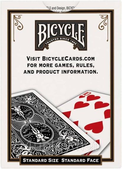 Гральні карти Bicycle Standard Playing Cards Чорні | Зображення 3