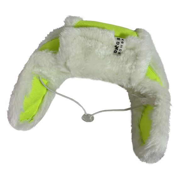 Шапка дубляж лайм S-49