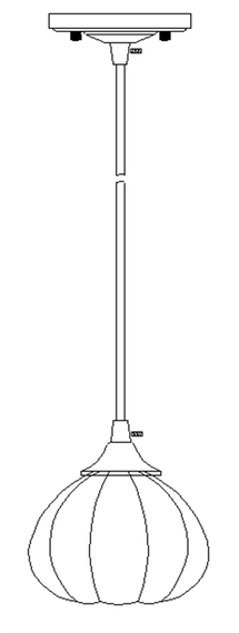 Люстра LK-736S/1 E27 WH+FG
