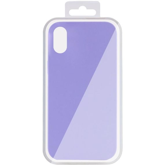 Чехол Silicone Case Full Protective (AA) NO LOGO для Apple iPhone XS Max (6.5") Сиреневый / Dasheen | Зображення 3