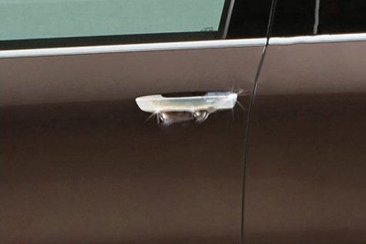 Накладки на ручки (4 шт., нерж.) Carmos - Турецька сталь для Volkswagen Touareg 2010-2018 рр. | Зображення 2