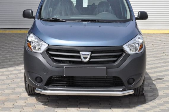 Передній захист ST008 (нерж.) для Dacia Dokker 2013-2024 рр
