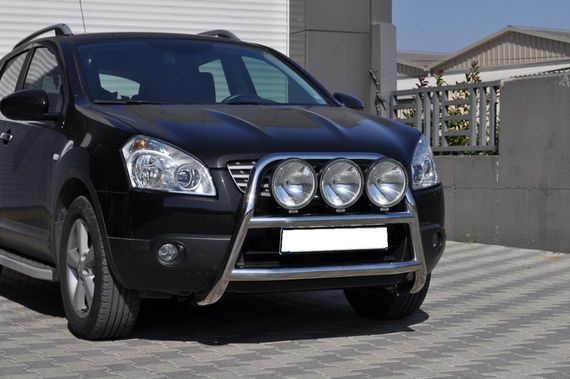Кенгурятник WT018 (нерж.) для Nissan Qashqai 2010-2014рр | Зображення 2