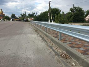 Дорожнє бар'єрне огородження 11 ДО оцинковане