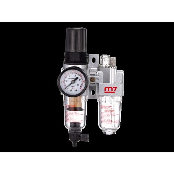 Блок підготовки повітря рег.тиску з манометром 1/4&quot;Н